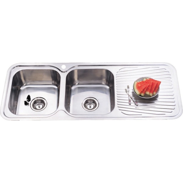 CORA DOUBLE BOWLS KITCHEN SINK - P1180LHB