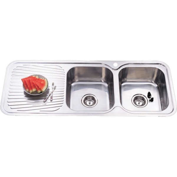 CORA DOUBLE BOWLS KITCHEN SINK - P1180RHB