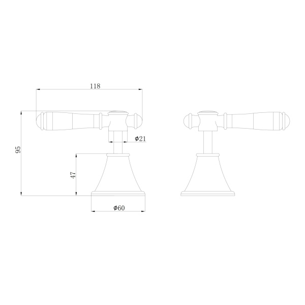 ikon Clasico Wall Top Assemblies - PCK90NZ02 - Image 9