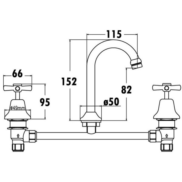 BASIN TAP SET - PENZ04 - Image 2