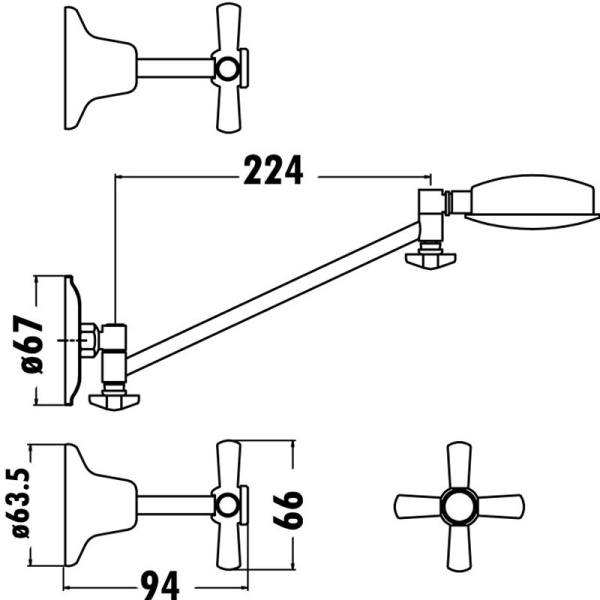 SHOWER TAP SET - PENZ05 - Image 2