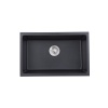 Cora Black Undermount Granite Sink - PGR6843-MB