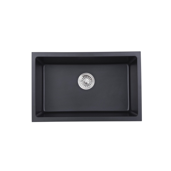 Cora Black Undermount Granite Sink - PGR6843-MB