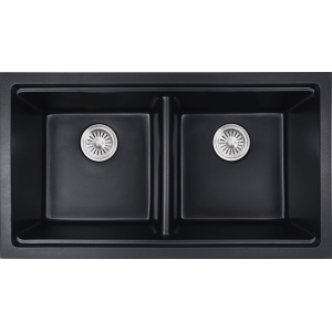 Cora Black Granite Sink - PGR8346D-MB