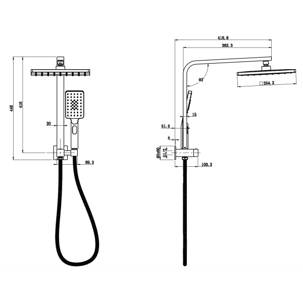 NEW SANDO MINI MULTIFUNCTION SHOWER SET - PHC313032SN - Image 4