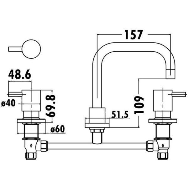 BASIN TAP SET - PJK90NZ04 - Image 2