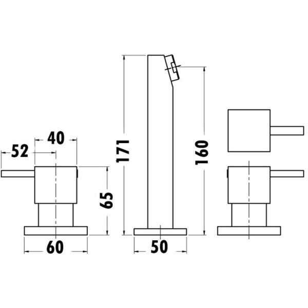 Bath Tap Set - PQK90NZ01 - Image 2