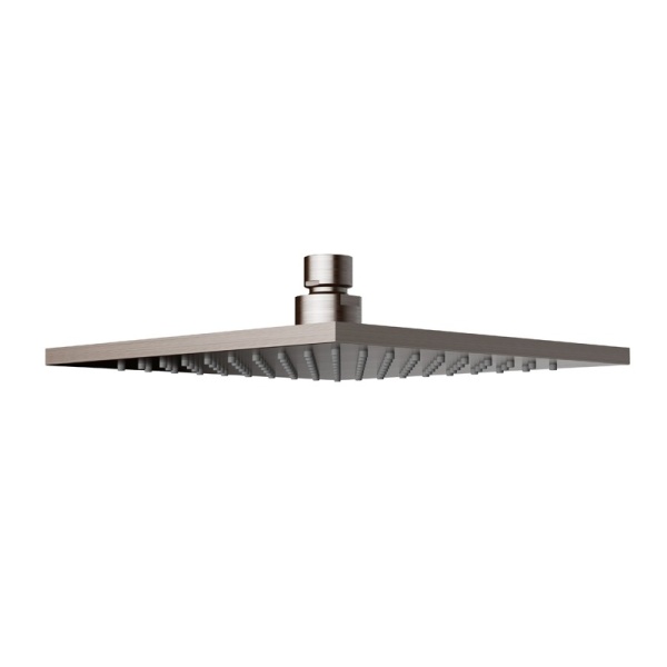 EDEN SQUARE BRASS SHOWER HEAD 200mm - PRB1067N - Image 3