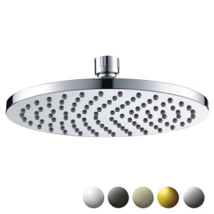 OTUS ROUND PLASTIC SHOWER HEAD 200mm - PRP1052-N