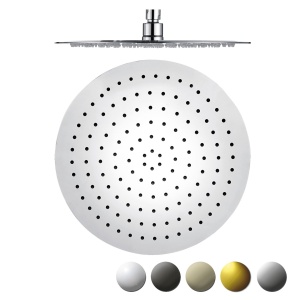 DOVE ROUND SS SHOWER HEAD 250mm - PRS0901N-R
