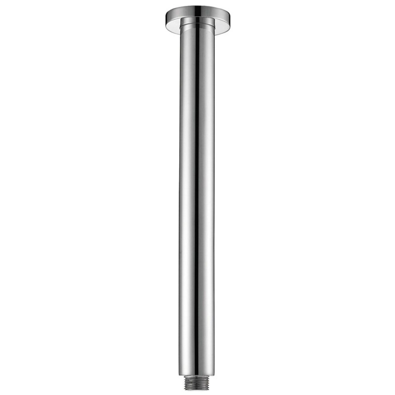 Round Shower Arm Vertical Chrome 470mm