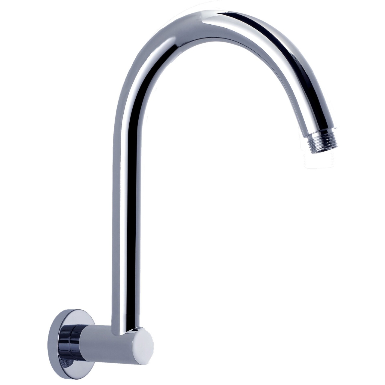Round Shower Arm High Rise Chrome