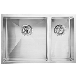 EDEN ONE AND HALF BOWLS ABOVE / UNDERMOUNT SINK (R10 CORNER) - PS670DR-A