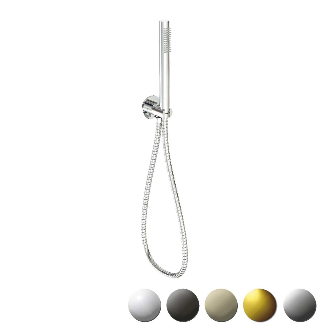 Tube Hand Held Shower On Bracket