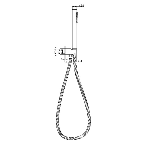 TUBE HAND SHOWER - PSH003-2 - Image 3