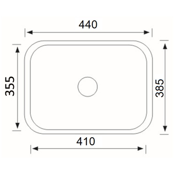 SINGLE BOWL UNDERMOUNT SINK - YH238A - Image 2
