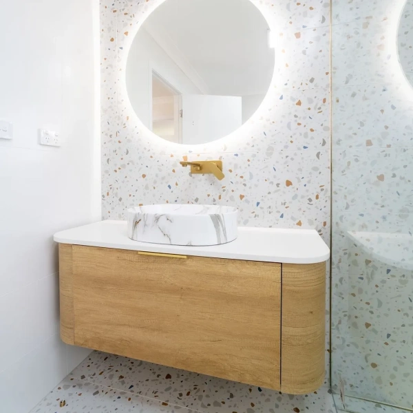 Bondi 1200mm Wall Hung Curve Vanity - Image 6