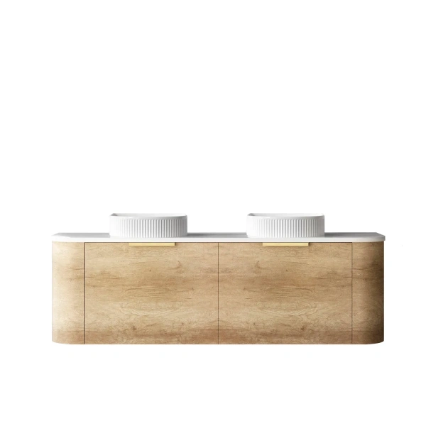 Bondi 1500mm  Wall Hung Curve Vanity - Image 7