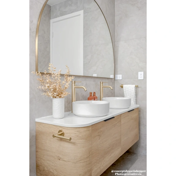 Bondi 1500mm  Wall Hung Curve Vanity - Image 5