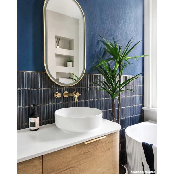 Bondi 1500mm  Wall Hung Curve Vanity - Image 2