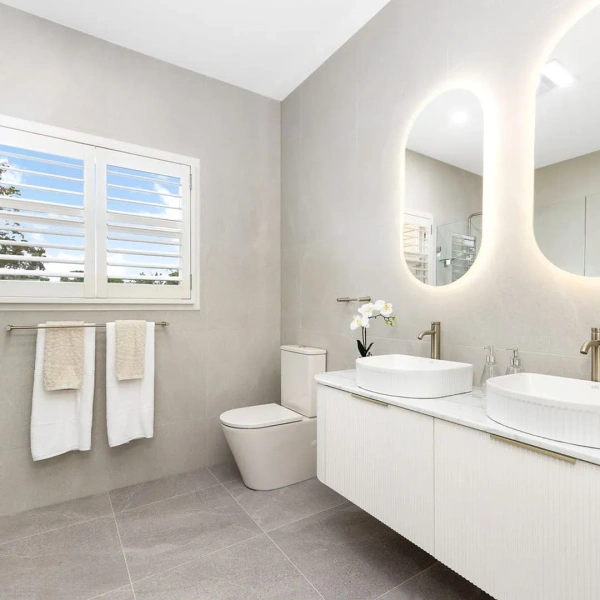 Bondi 1500mm Fluted Wall Hung Curve Vanity - Image 3