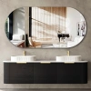 Bondi 1800mm Wall Hung Curve Vanity