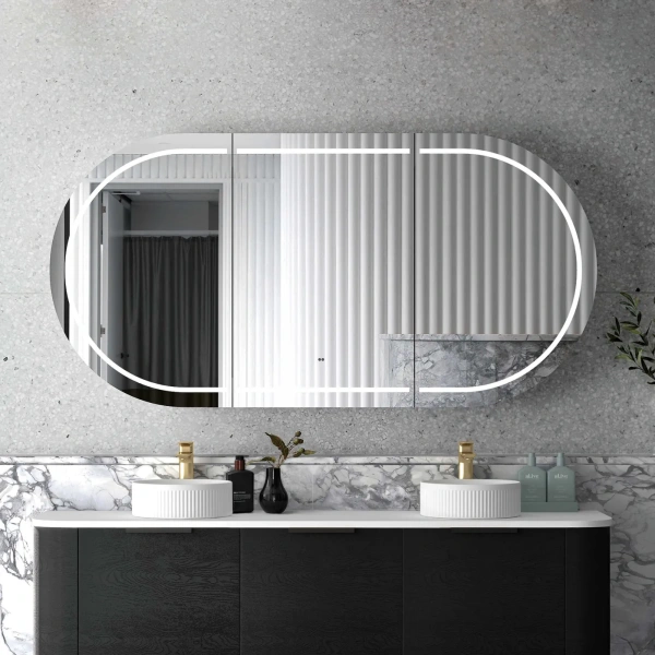 Bondi 1800mm Wall Hung Curve Vanity - Image 6