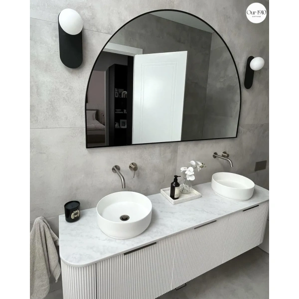 Bondi 1800mm  Fluted Wall Hung Curve Vanity - Image 10