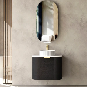 Bondi 600mm Wall Hung Curve Vanity (12TH & NTH Only)