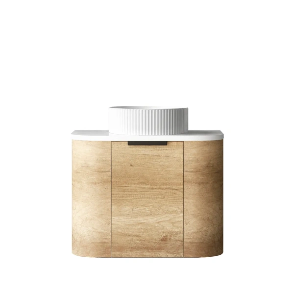 Bondi 600mm Wall Hung Curve Vanity (12TH & NTH Only) - Image 5