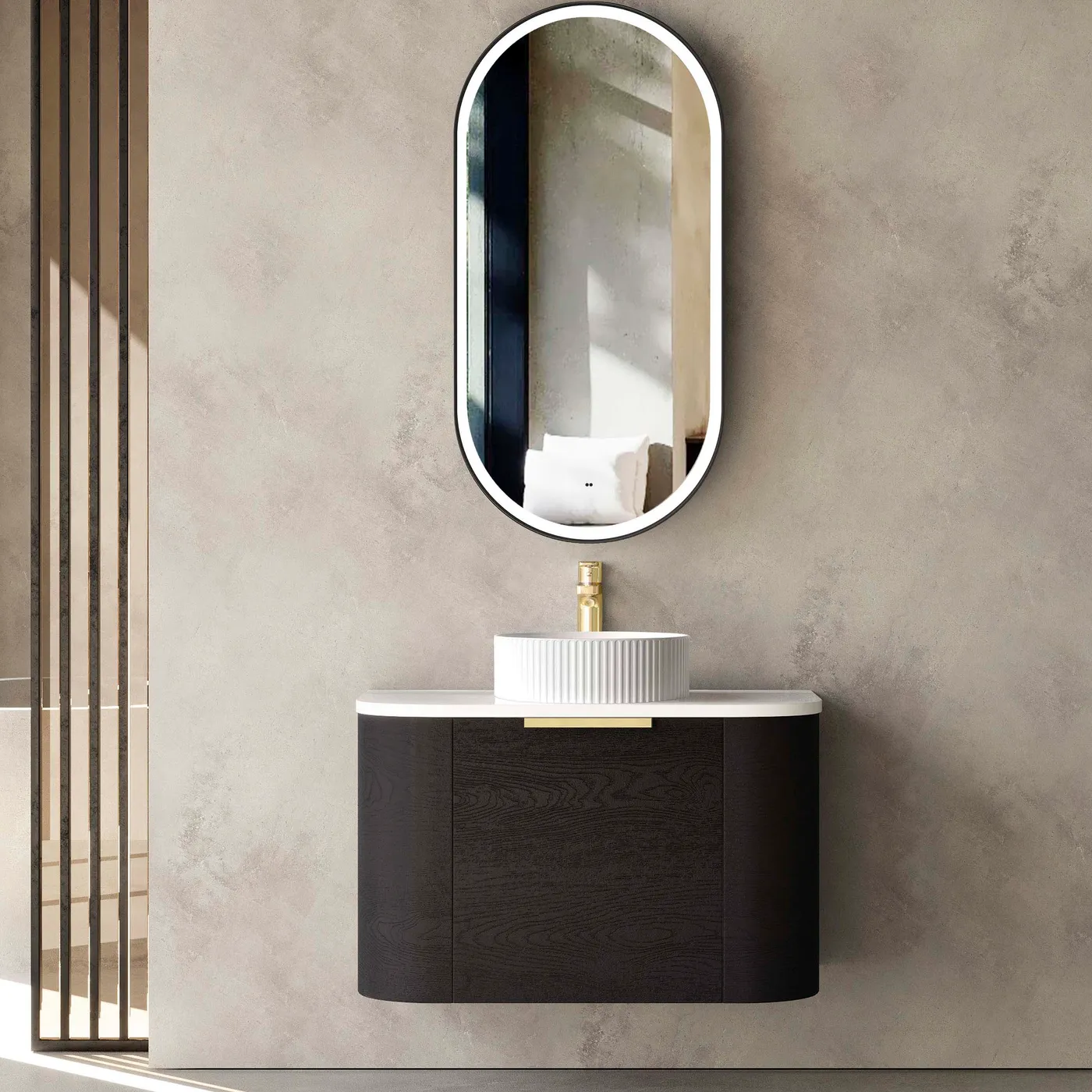 Bondi Curved Vanity 750mm - Image 3
