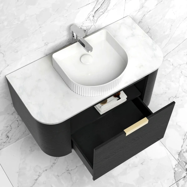 Bondi 750mm Wall Hung Curve Vanity (12TH & NTH Only) - Image 12