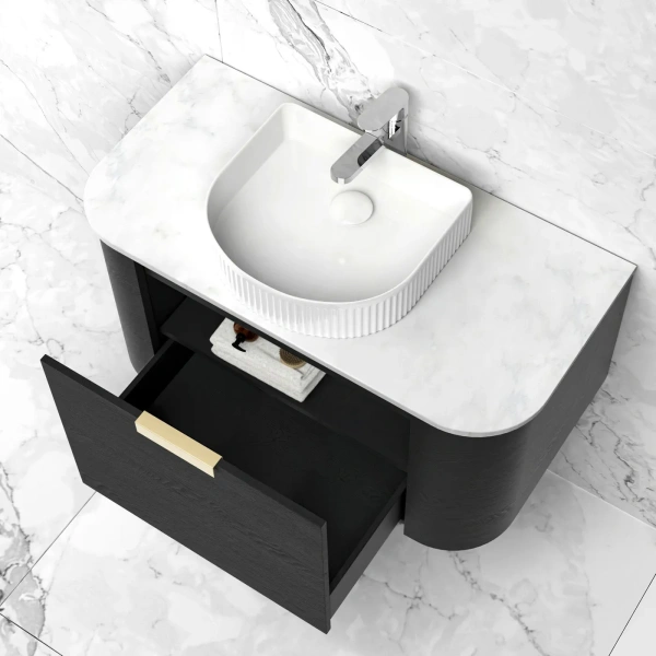 Bondi 900mm Wall Hung Curve Vanity - Image 10