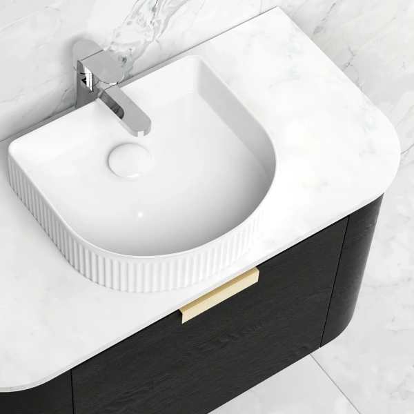 Bondi 900mm Wall Hung Curve Vanity - Image 9