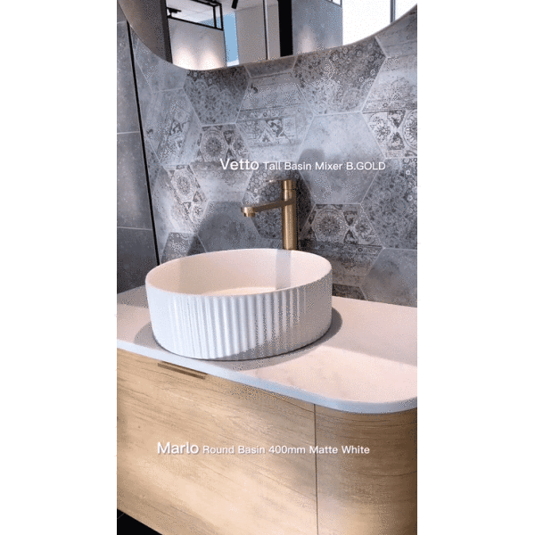 Bondi 900mm Wall Hung Curve Vanity - Image 3