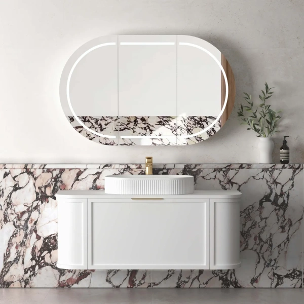 Hampshire 1200mm Wall Hung Curve Vanity - Image 8