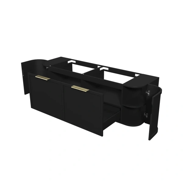 Hampshire 1500mm Wall Hung Curve Vanity - Image 5