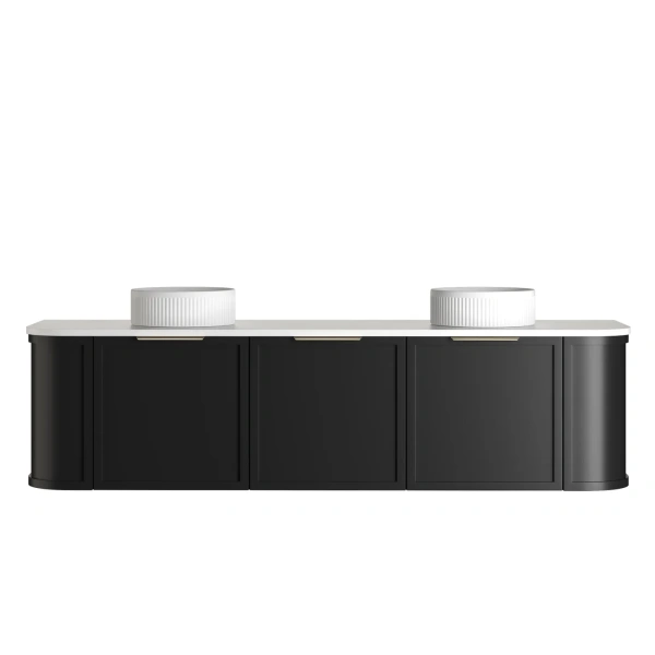 Hampshire 1800mm Wall Hung Curve Vanity - Image 4