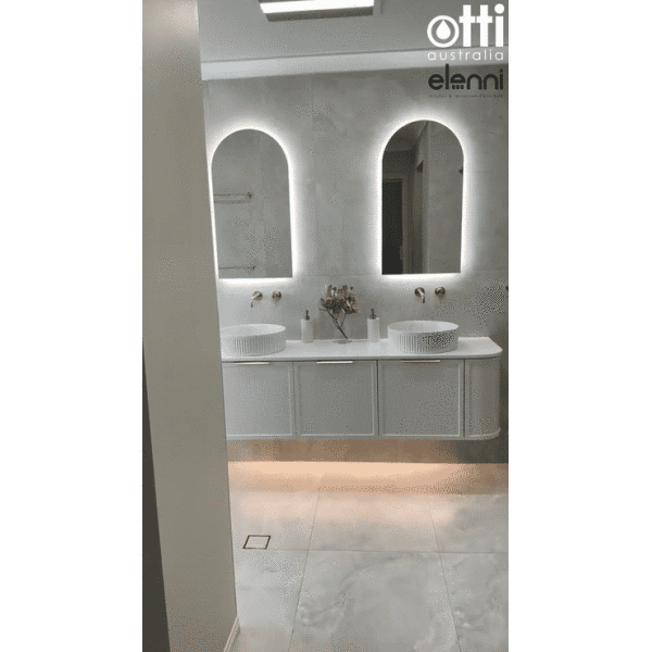 Hampshire 1800mm Wall Hung Curve Vanity - Image 5