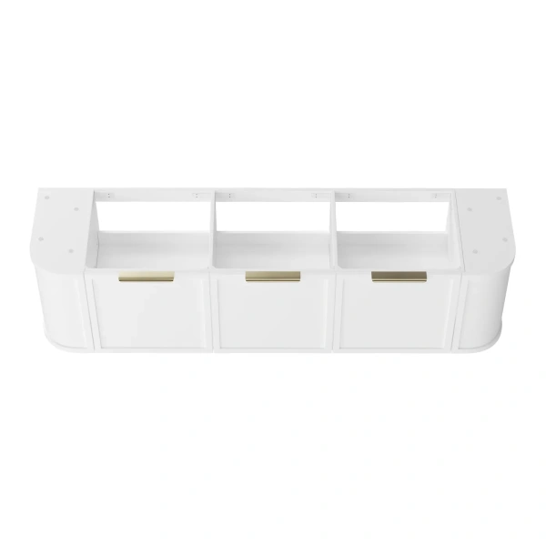 Hampshire 1800mm Wall Hung Curve Vanity - Image 10