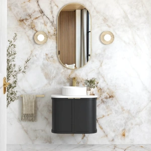 Hampshire 600mm Wall Hung Curve Vanity