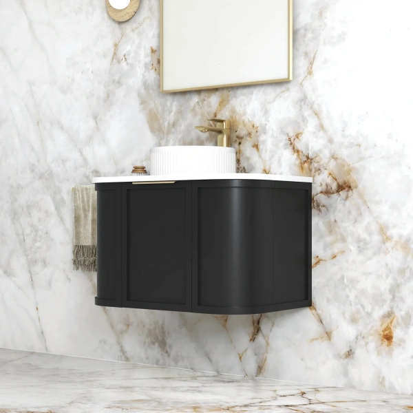 Hampshire 750mm Wall Hung Curve Vanity (12TH & NTH Only) - Image 3