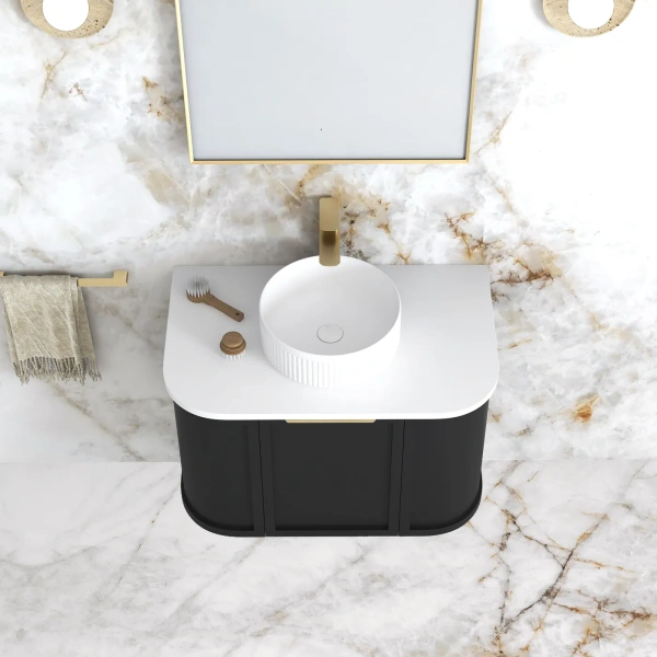 Hampshire 750mm Wall Hung Curve Vanity (12TH & NTH Only) - Image 5