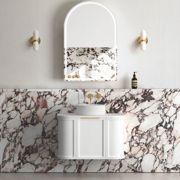 Hampshire 750mm Wall Hung Curve Vanity (12TH & NTH Only) - Image 9