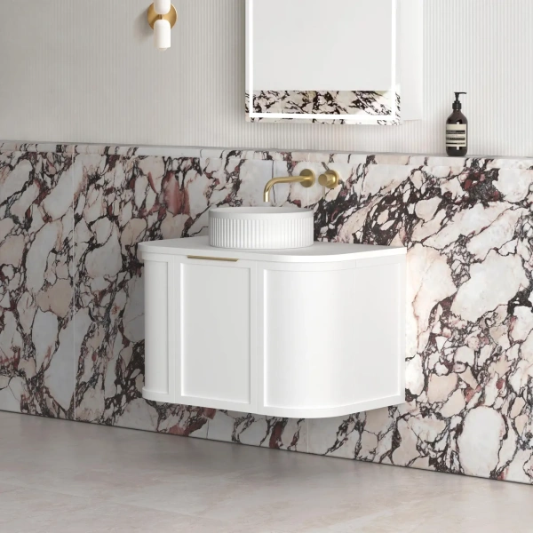 Hampshire 750mm Wall Hung Curve Vanity (12TH & NTH Only) - Image 10