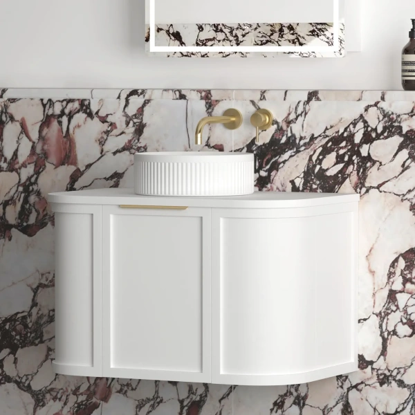 Hampshire 750mm Wall Hung Curve Vanity (12TH & NTH Only) - Image 11