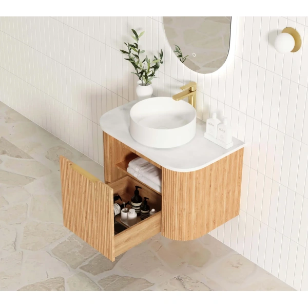 Bondi 750mm Fluted Curve Vanity (12TH & NTH Only) - Image 10