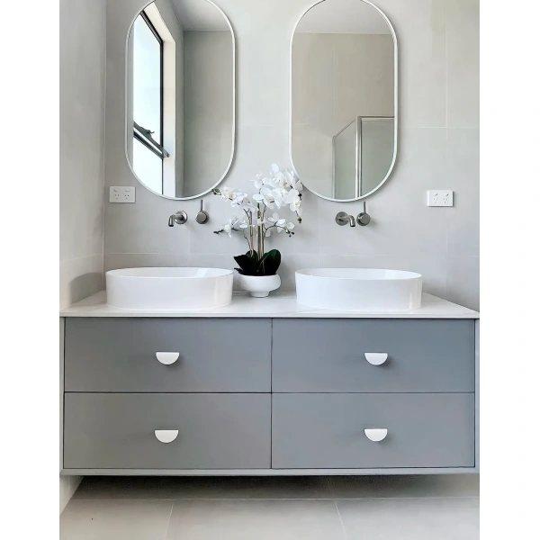 Boston 1500mm Light Grey Wall Hung Vanity - Image 2