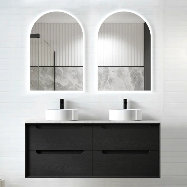 Byron 1200mm Wall Hung Vanity Double Bowl