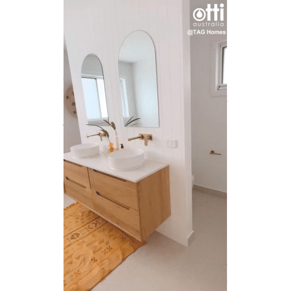 Byron 1200mm Wall Hung Vanity Double Bowl - Image 10